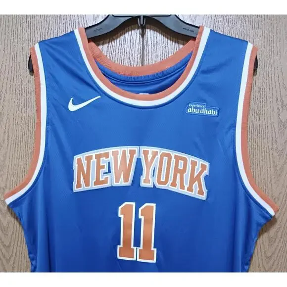 Jalen Brunson-Nike-Knicks-Jersey-New Condition-Blue-XL-$95 - Picture 3 of 9